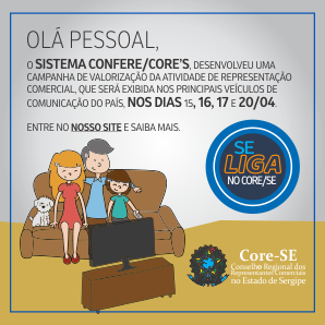 Campanha publicitária Sistema Confere/Core’s